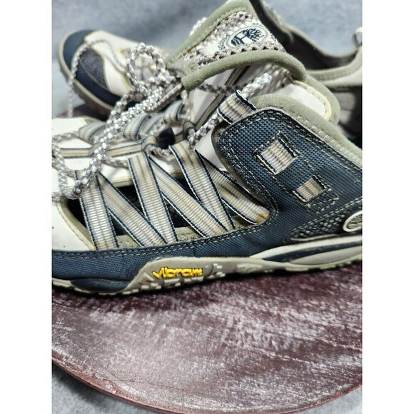 Mens Vibram Sole Hybrid Hiking Shoes Size 10 Athletic Outdoor Footwear Beige & B main image 12